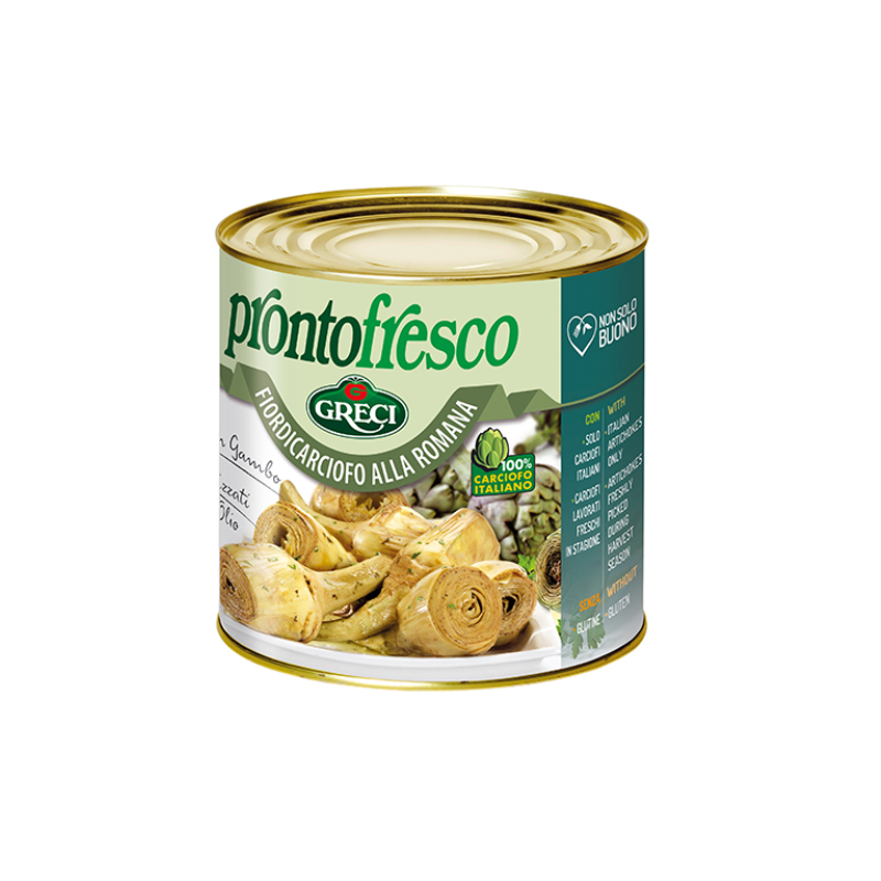 FIORDICARCIOFO ALLA ROMANA - ALCACHOFAS A LA ROMANA 2.400 G