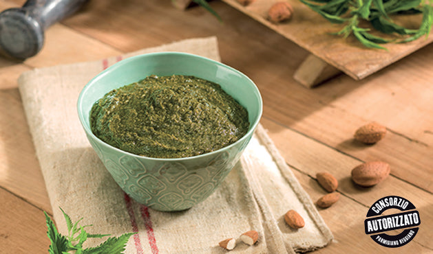 PESTO ORTICA E MANDORLA-PESTO DE ORTICA Y ALMENDRAS 400 G