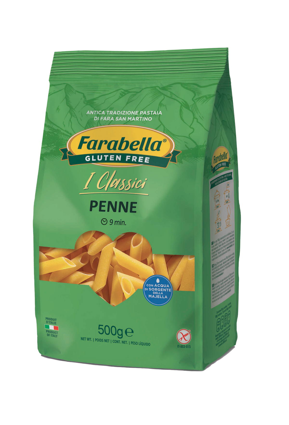 PASTAS SIN GLUTEN - COSECHA JUSTA - Penne Garbanzo