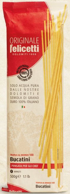 Pastas de Semola Speciale Bucatini 500 GRS