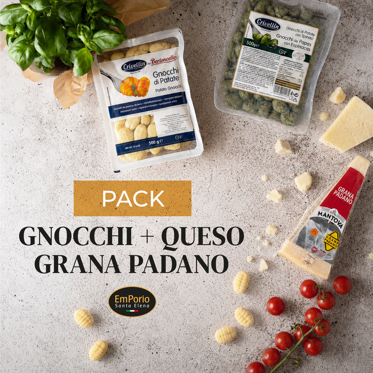 Pack Gnocchi + Grana Padano