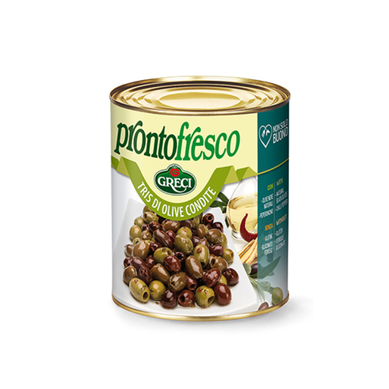 Mix Olive Snocciolate Marinate Con Spezie