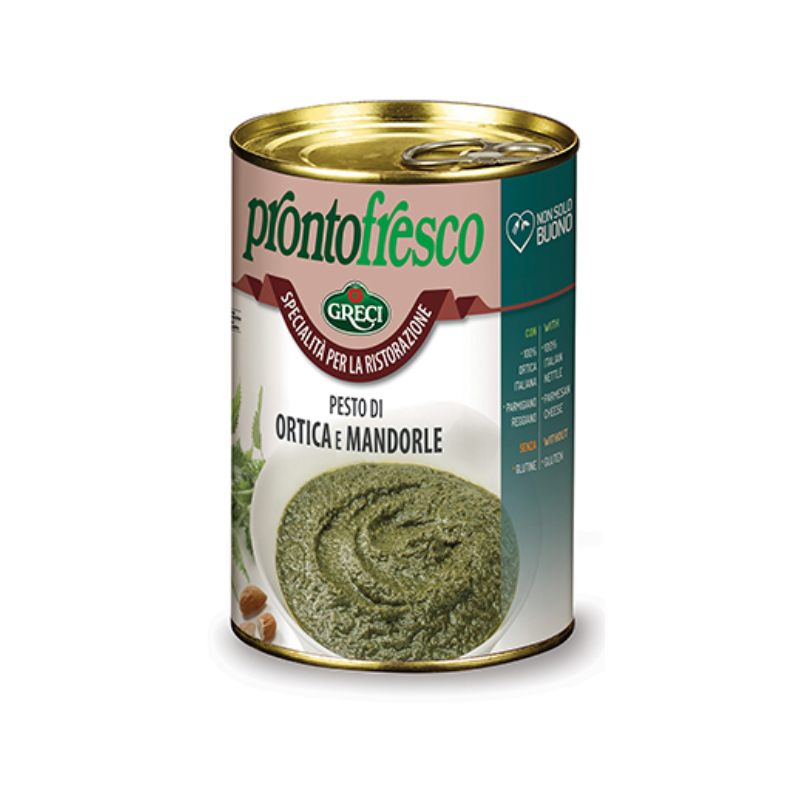 PESTO ORTICA E MANDORLA-PESTO DE ORTICA Y ALMENDRAS 400 G